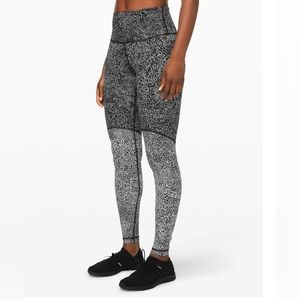 Lululemon Wunder Under Blocked Polar Shift/Alpine Tights